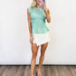 Seafoam Breeze Ruched Top