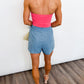 Coastal Wrap Denim Skort