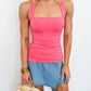 Sunset Glow Halter Top - 2 COLORS