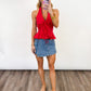 Scarlet Charm Halter Top