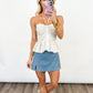 Coastal Ease Denim Skort