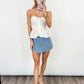 Coastal Cool Denim Skort