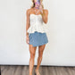 Coastal Cool Denim Skort