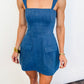 Downtown Denim Pocket Romper