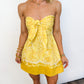 Golden Garden Bow Dress