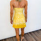 Golden Garden Bow Dress