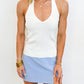 Essential Ribbed Halter Tank