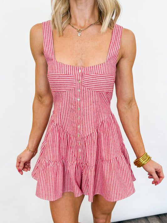 Picnic Perfect Stripe Romper