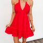 Sunset Sway Halter Dress