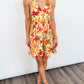 Sunlit Garden Halter Dress