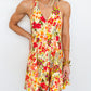 Sunlit Garden Halter Dress