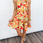 Sunlit Garden Halter Dress