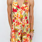 Sunlit Garden Halter Dress