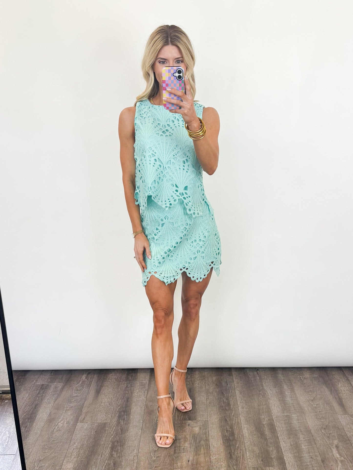 Seaside Lace Layered Set