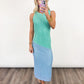 Ocean Dip Knit Midi Dress