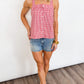Strawberry Picnic Gingham Tank