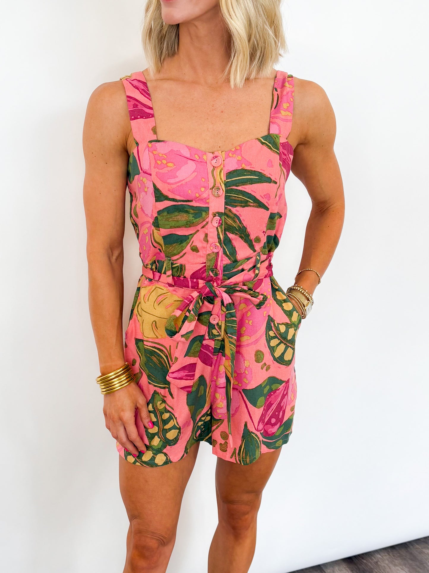 Rio Palm Romper