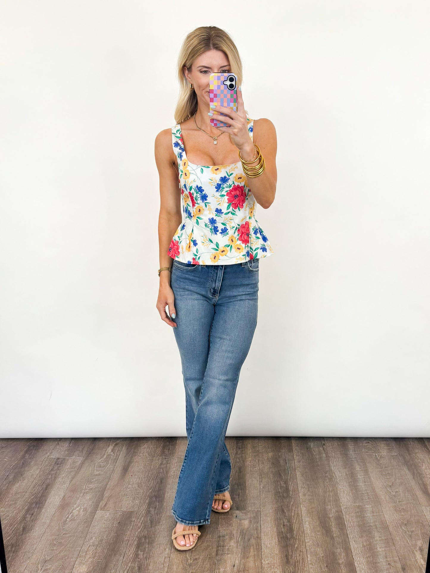 Garden Bloom Corset Top