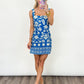 Santorini Breeze Mini Dress