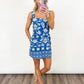Santorini Breeze Mini Dress