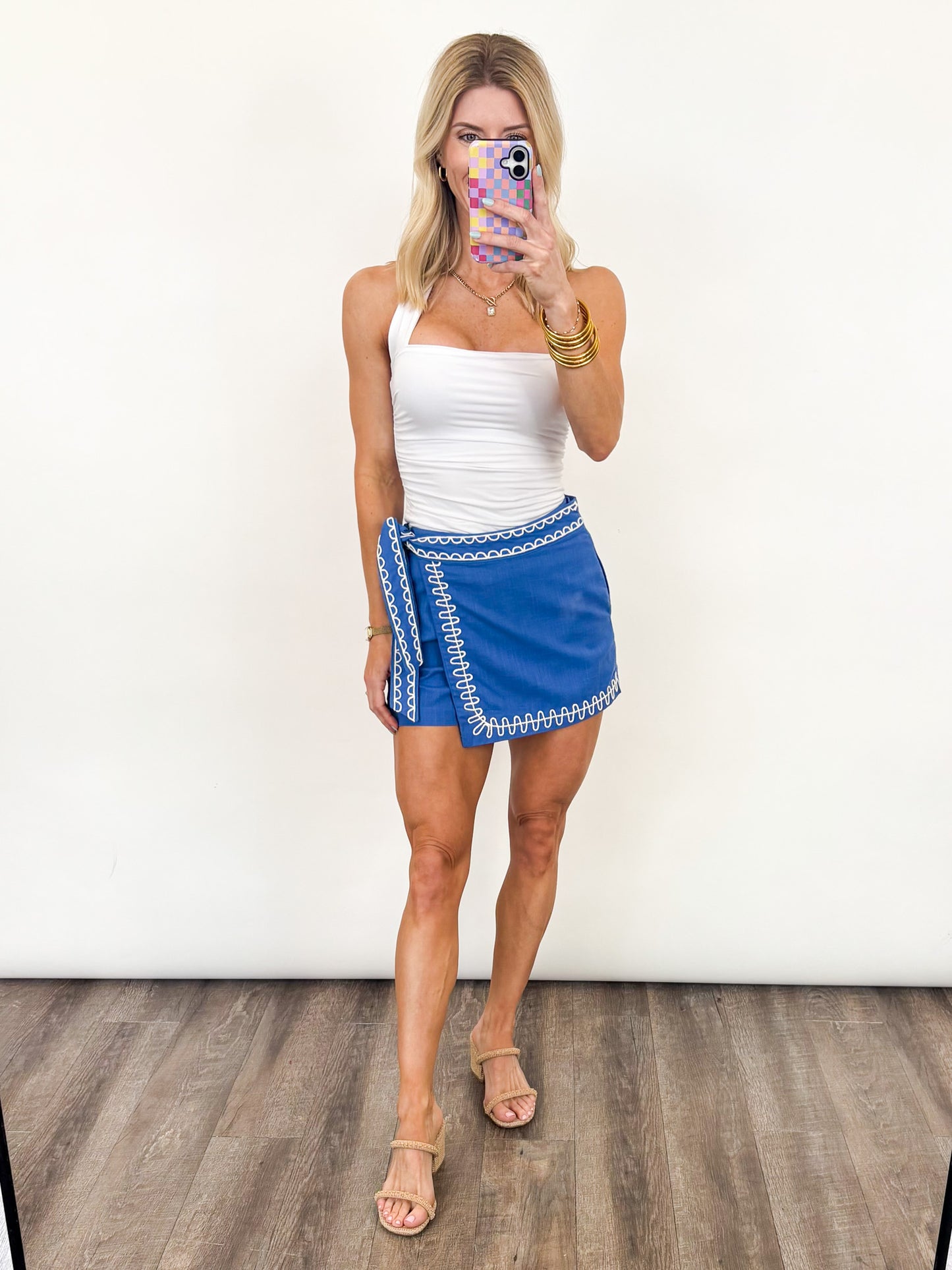 Santorini Stitch Skort