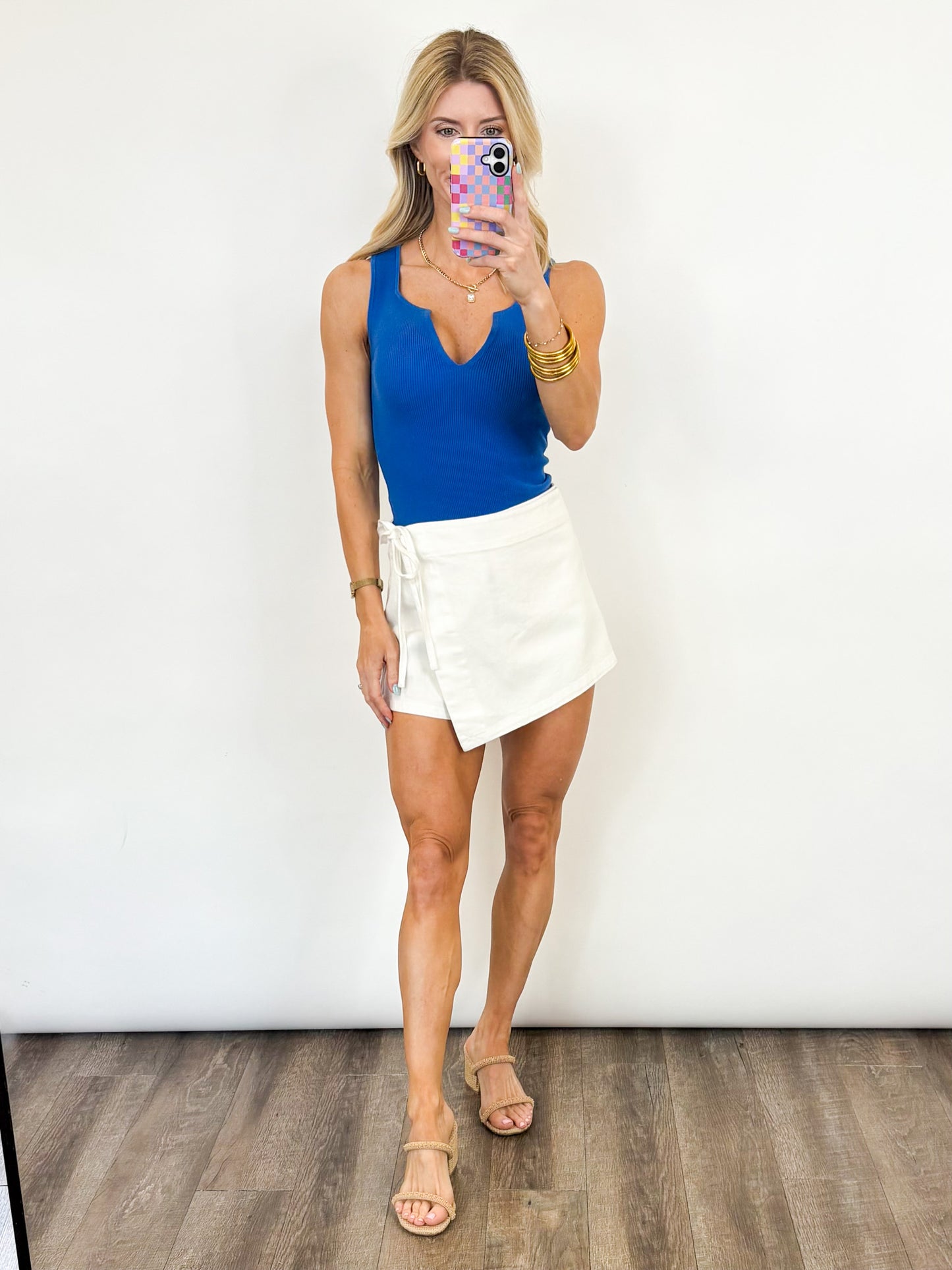 Blue Skies Ribbed Tank