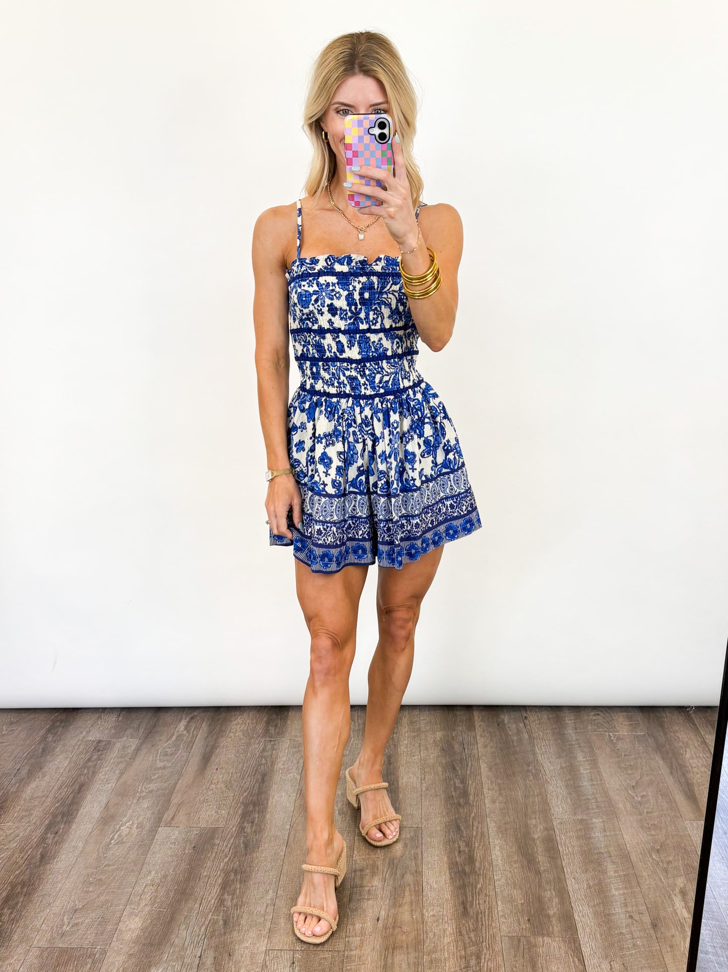 Santorini Bloom Romper