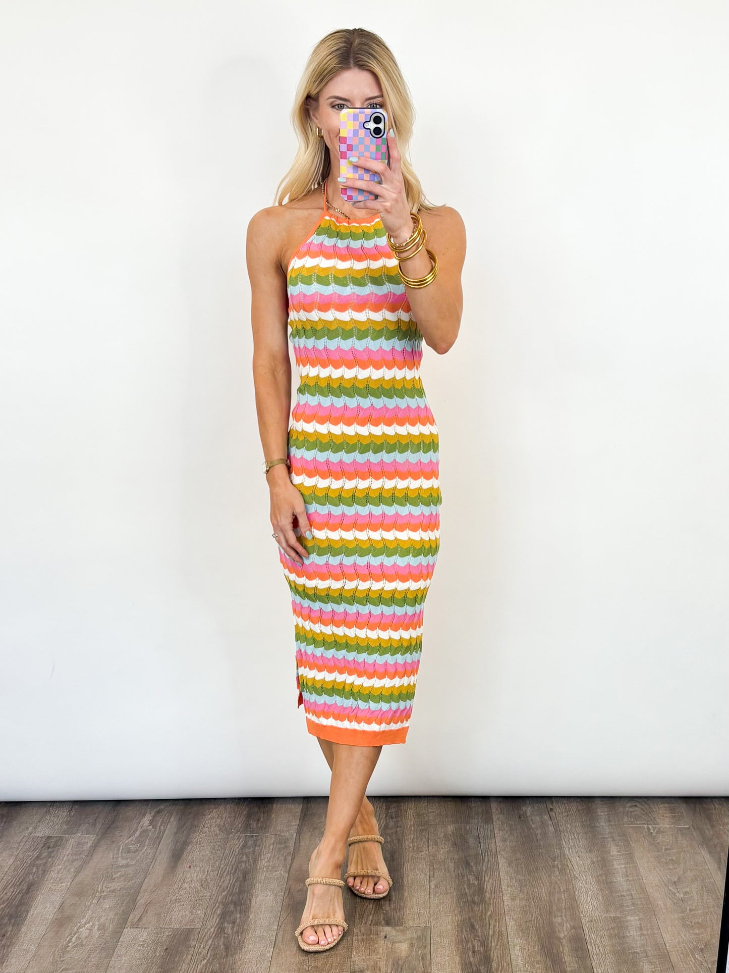 Sunset Sangria Midi Dress