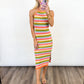 Sunset Sangria Midi Dress