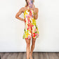 Tropical Daydream Halter Mini Dress