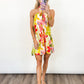 Tropical Daydream Halter Mini Dress