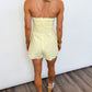 Lemon Sorbet Eyelet Romper