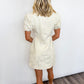 Champagne Garden Shirt Dress