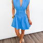Azure Allure Zip Dress