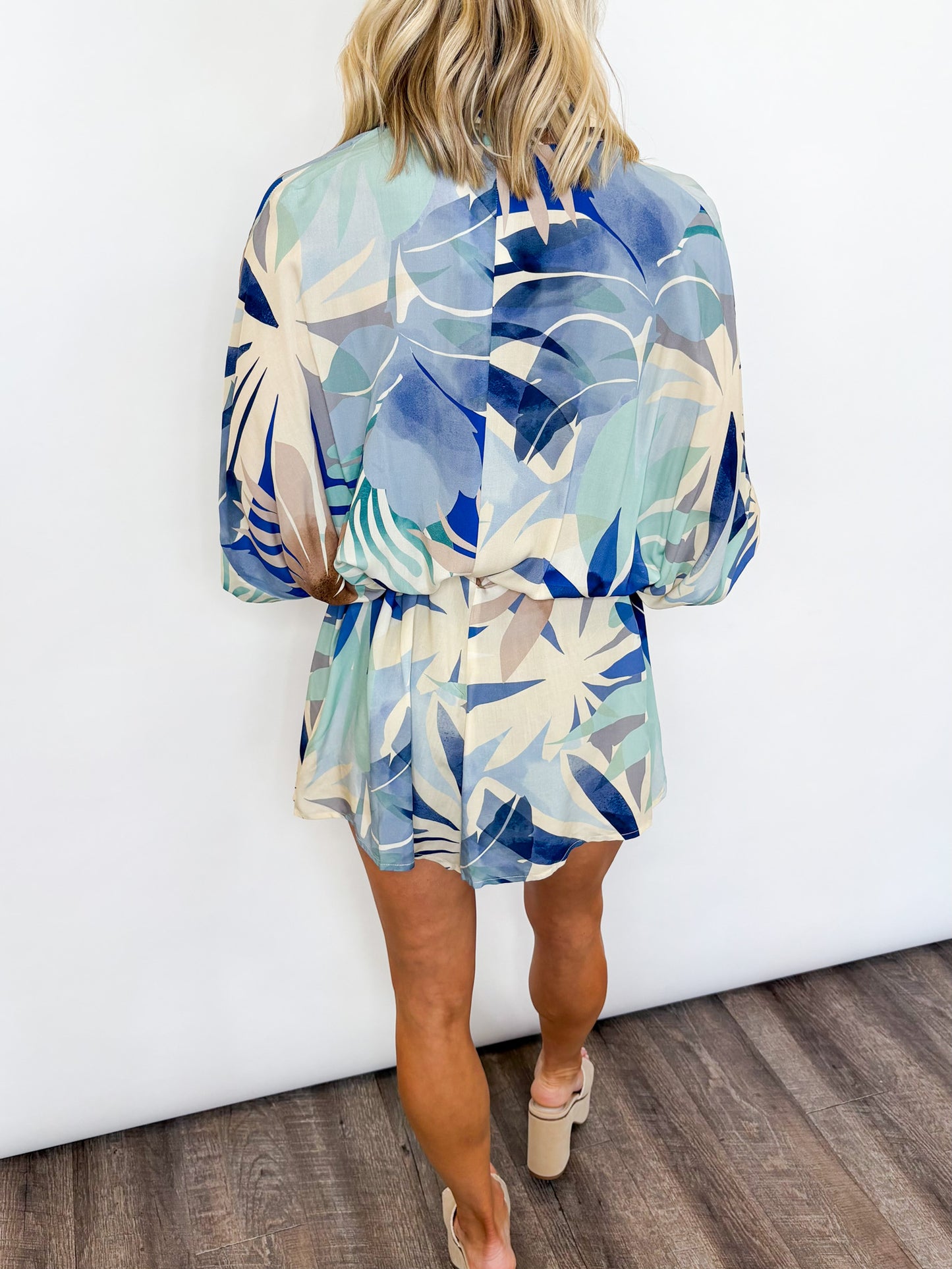 Coastal Breeze Tie-Waist Romper