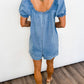 Sunday Stroll Denim Romper
