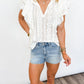 Whispering Lace Ruffle Top