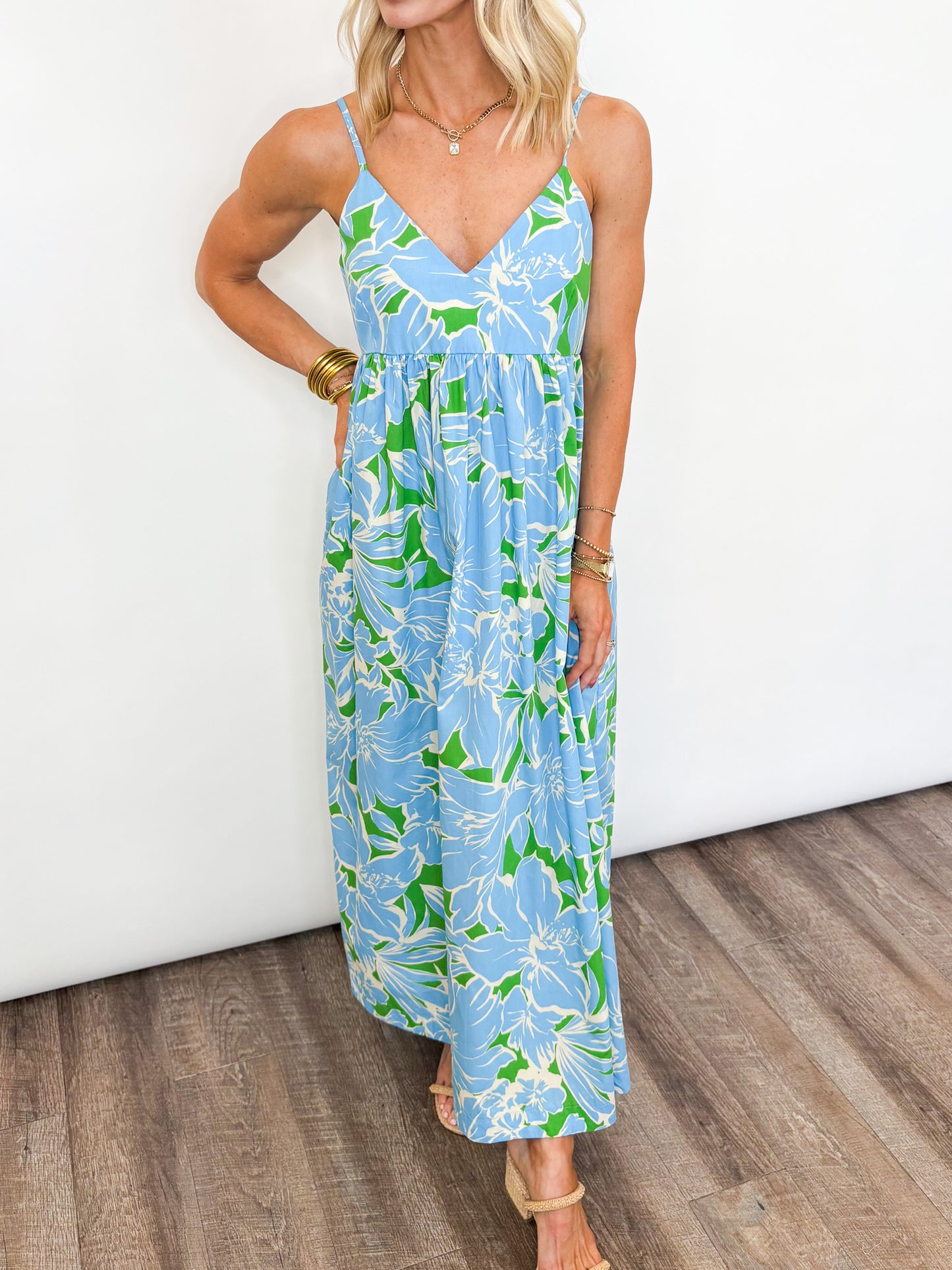 Island Bloom Maxi Dress