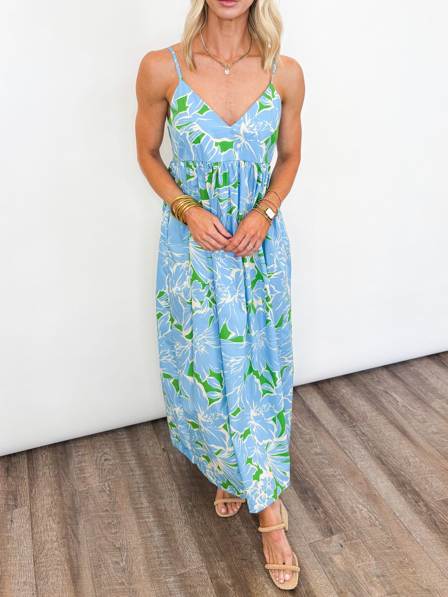 Island Bloom Maxi Dress