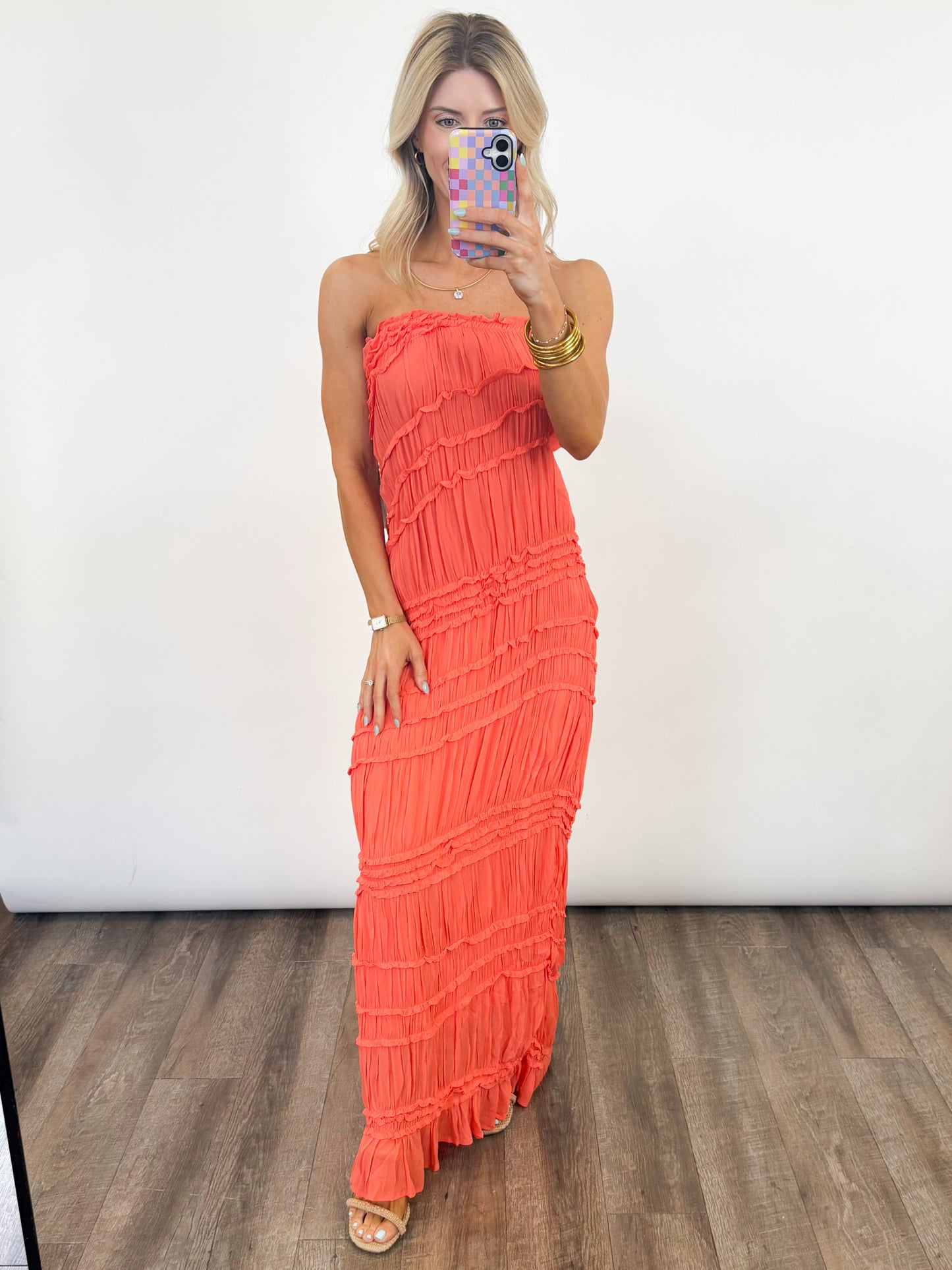 Coral Coast Maxi Dress