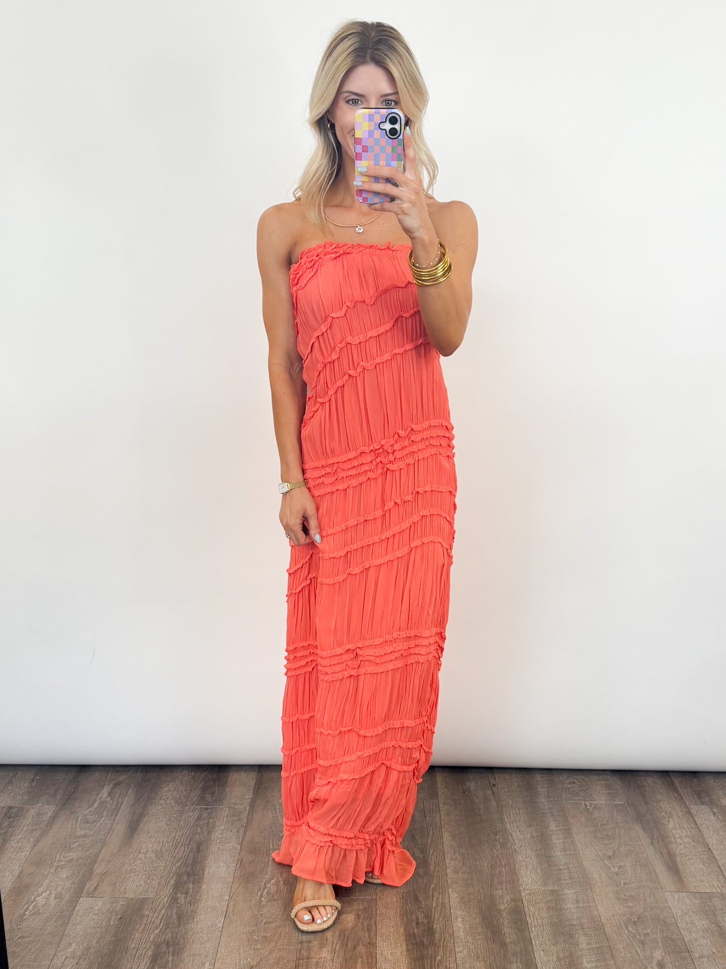 Coral Coast Maxi Dress
