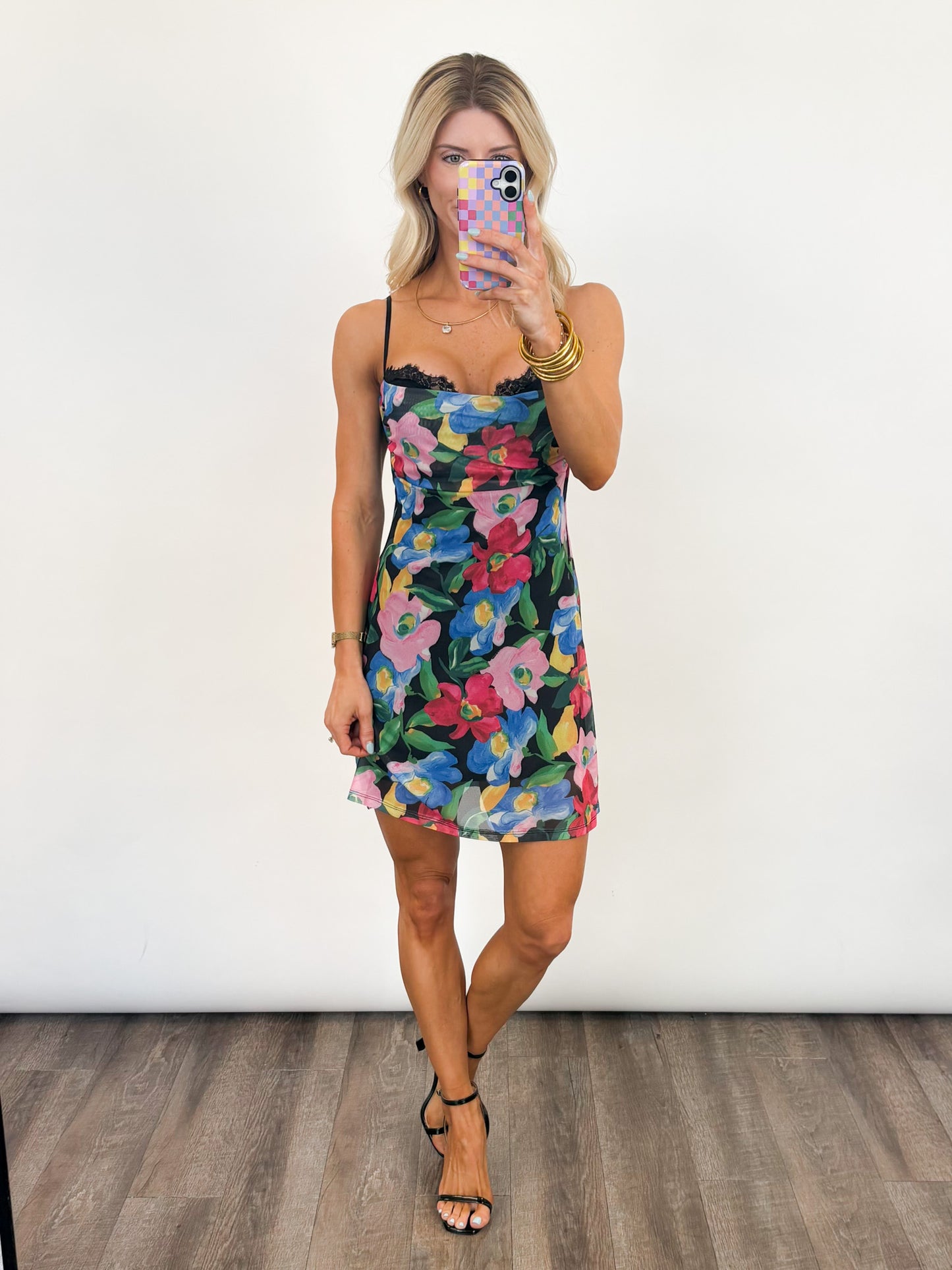 Midnight Garden Mini Dress