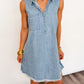 Easy Days Sleeveless Denim Dress