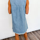 Easy Days Sleeveless Denim Dress