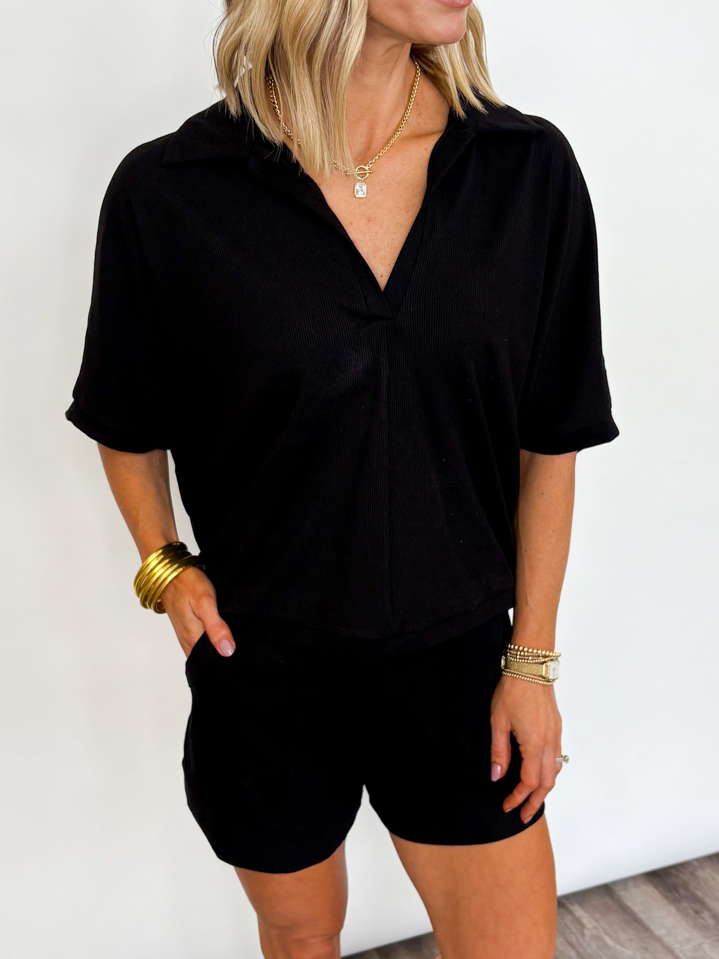 Onyx Lounge Polo Set
