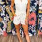 Utility Chic Belted Romper