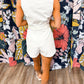 Utility Chic Belted Romper