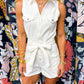 Utility Chic Belted Romper