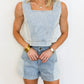 Coastal Stitch Denim Set