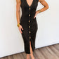 Sleek Toggle Knit Midi Dress